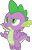 Size: 644x1018 | Tagged: safe, edit, edited screencap, editor:pascalmulokozi2, screencap, spike, dragon, g4, my little pony: friendship is magic, the beginning of the end, background removed, flying, male, not a vector, shrug, simple background, solo, transparent background, winged spike, wings