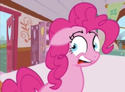 Size: 1083x803 | Tagged: safe, artist:ponywarlord777, pinkie pie, earth pony, pony, g4, scared, solo