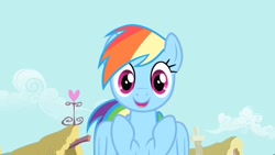 Size: 1920x1080 | Tagged: safe, screencap, rainbow dash, pegasus, pony, a bird in the hoof, g4, female, mare, solo