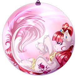 Size: 800x800 | Tagged: safe, artist:aquasky987, oc, oc only, earth pony, pony, bauble, earth pony oc, female, leonine tail, mare, micro, simple background, solo, tail, transparent background, unshorn fetlocks