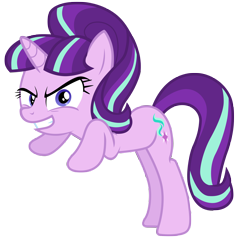 Size: 7200x7000 | Tagged: safe, artist:tardifice, starlight glimmer, pony, unicorn, g4, the cutie re-mark, absurd resolution, evil smile, female, grin, looking at you, mare, s5 starlight, simple background, smiling, solo, teeth, transparent background, vector