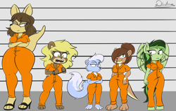 Size: 3000x1908 | Tagged: safe, artist:dianilane1, oc, oc:eden shallowleaf, otter, pegasus, squirrel, anthro, bound wings, chained, chains, cuffs, furry, pegasus oc, wings