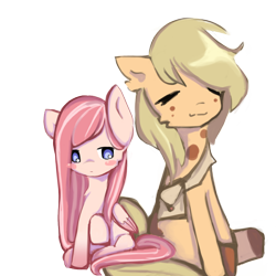 Size: 1000x1000 | Tagged: safe, artist:imoaa, oc, earth pony, pegasus, pony, 2023 community collab, derpibooru community collaboration, duo, simple background, transparent background