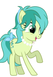 Size: 1344x1940 | Tagged: artist needed, source needed, safe, sandbar, earth pony, pony, g4, bow, jewelry, necklace, pearl necklace, pregnant, rule 63, sandbank, simple background, solo, tail, tail bow, teenager, white background