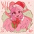 Size: 1605x1605 | Tagged: safe, artist:ls_skylight, oc, alicorn, pony, advertisement, any gender, any race, any species, christmas, christmas wreath, commission, female, hat, holiday, mare, new year, present, sketch, solo, wreath, ych example, ych sketch, your character here