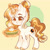 Size: 1500x1500 | Tagged: safe, artist:sadelinav, oc, pony, unicorn, cute, female, food, freckles, glowing, glowing horn, herbivore, horn, magic, mare, pie, pumpkin pie, smiling, solo
