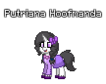 Size: 216x172 | Tagged: safe, artist:dematrix, oc, oc:putriana hoofmanda, pony, unicorn, pony town, clothes, cute, female, mare, open mouth, simple background, solo, transparent background