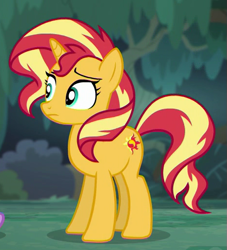 Size: 465x513 | Tagged: safe, screencap, sunset shimmer, pony, unicorn, equestria girls, equestria girls series, spring breakdown, spoiler:eqg series (season 2), cropped, eyebrows, solo