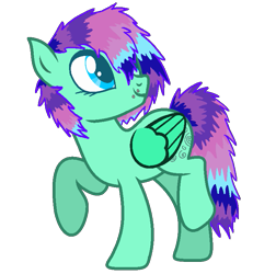 Size: 707x765 | Tagged: safe, artist:dreamybae, artist:lavaghast, oc, oc only, oc:buttery-doo, pegasus, pony, base used, short hair, simple background, solo, transparent background