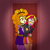 Size: 2048x2048 | Tagged: safe, artist:shippart, adagio dazzle, sunset shimmer, human, equestria girls, g4, after kiss, drool, duo, female, fetish, forced, high res, kiss mark, kissy face, lesbian, lipstick, lipstick fetish, looking at someone, looking down, one sided shipping, purple lipstick, ship:sunsagio, shipping, shivering, story in the source, traumatized