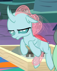 Size: 357x441 | Tagged: safe, screencap, ocellus, g4, uprooted, cropped, flying, lidded eyes, solo