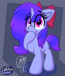 Size: 1276x1495 | Tagged: safe, artist:silvaqular, oc, oc only, oc:qular, pony, eye clipping through hair, female, looking at you, mare, simple background