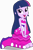 Size: 7061x10689 | Tagged: safe, artist:alandssparkle, twilight sparkle, human, equestria girls, g4, bare shoulders, dangerously high res, fall formal outfits, female, simple background, sitting, sleeveless, solo, strapless, transparent background, vector
