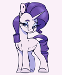 Size: 2500x3060 | Tagged: safe, artist:aquaticvibes, rarity, pony, unicorn, female, high res, mare, simple background, solo