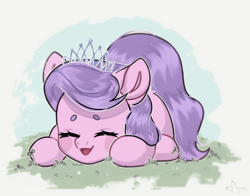 Size: 3937x3079 | Tagged: safe, artist:auroracursed, diamond tiara, earth pony, pony, g4, cute, diamondbetes, female, high res, mare, open mouth, smiling