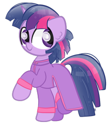 Size: 930x1028 | Tagged: safe, artist:sugarcloud12, twilight sparkle, pony, unicorn, g4, clothes, dusk shine, rule 63, simple background, solo, transparent background