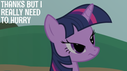 Size: 1920x1080 | Tagged: safe, edit, edited screencap, editor:quoterific, screencap, twilight sparkle, pony, unicorn, friendship is magic, g4, season 1, female, mare, solo, unicorn twilight