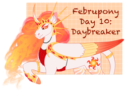 Size: 1280x933 | Tagged: safe, artist:s0ftserve, daybreaker, pony, g4, simple background, solo, transparent background
