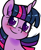 Size: 400x486 | Tagged: safe, artist:paperbagpony, twilight sparkle, pony, g4, blushing, bust, cute, female, mare, portrait, simple background, twiabetes, white background