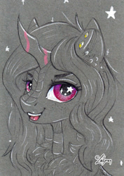 Size: 1024x1444 | Tagged: safe, artist:lailyren, oc, oc only, kirin, freckles, kirin oc, solo, starry eyes, wingding eyes