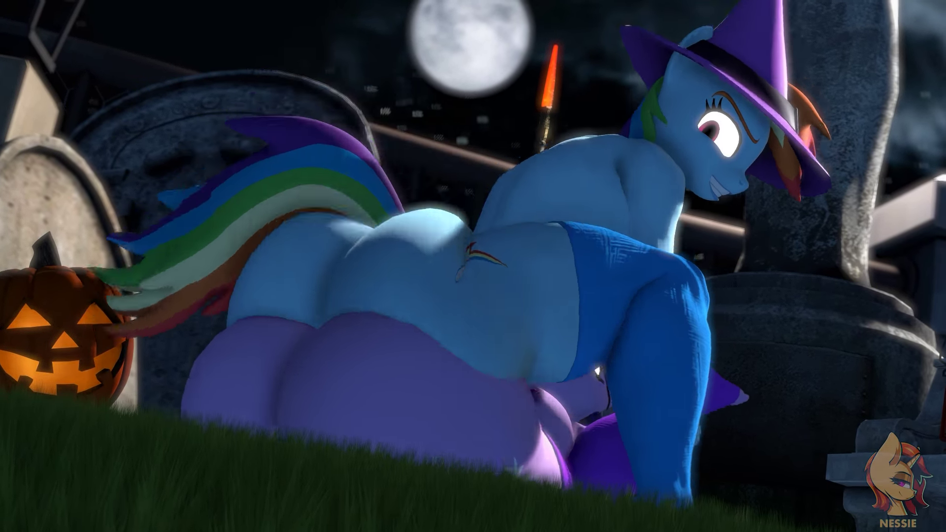 2980103 - explicit, artist:realvinyl, rainbow dash, twilight sparkle,  alicorn, pegasus, anthro, unguligrade anthro, g4, 3d, animated, ass,  audible creampie, ball slap, balls, big breasts, breasts, butt, creampie,  cum, female, futa, futa on