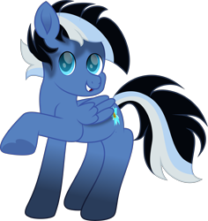 Size: 4371x4625 | Tagged: safe, artist:php178, derpibooru exclusive, oc, oc only, oc:thistle tube, pegasus, pony, 2023 community collab, derpibooru community collaboration, .svg available, blue eyes, colored pupils, cute smile, folded wings, happy, hoof heart, inkscape, looking at you, male, movie accurate, multicolored mane, multicolored tail, pegasus oc, poison joke, raised hoof, simple background, smiling, smiling at you, solo, stallion, stallion oc, striped mane, striped tail, svg, tail, teeth, transparent background, underhoof, vector, wings