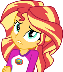 Size: 3000x3408 | Tagged: safe, artist:cloudyglow, sunset shimmer, equestria girls, legend of everfree, simple background, solo, transparent background, vector