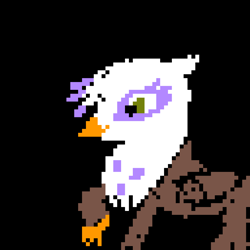 Size: 1280x1280 | Tagged: safe, artist:phoenixacezero, gilda, griffon, g4, pixel art, solo