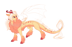 Size: 4100x2700 | Tagged: safe, artist:gigason, oc, oc:pyro, draconequus, cloven hooves, interspecies offspring, obtrusive watermark, offspring, parent:discord, parent:sunset shimmer, parents:suncord, simple background, solo, transparent background, watermark
