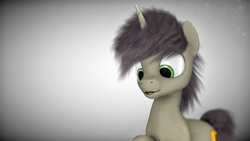 Size: 2560x1440 | Tagged: safe, artist:thelunagames, oc, oc only, oc:morozov, pony, unicorn, 3d, blender, cinema 4d, horn, unicorn oc