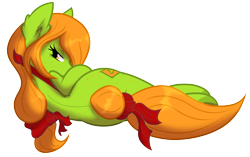 Size: 4200x2642 | Tagged: safe, artist:arshe12, oc, oc only, oc:lottery, earth pony, pony, fallout equestria, bandana, looking back, sassy, simple background, solo, transparent background