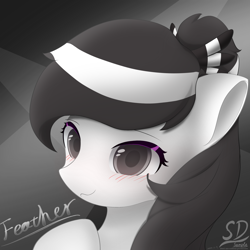 Size: 2500x2500 | Tagged: safe, artist:speedy dashie, pony, bust, female, high res, portrait, solo