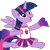 Size: 832x835 | Tagged: safe, artist:katnekobase, artist:twilyisbestpone, twilight sparkle, alicorn, pony, g4, adorkable, cheering, cheerleader, cheerleader outfit, clothes, cute, dork, female, happy, mare, open mouth, open smile, pegasus wings, simple background, smiling, solo, spread wings, transparent background, twiabetes, twilight sparkle (alicorn), wings