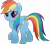 Size: 3711x3255 | Tagged: safe, artist:php178, composite screencap, vector edit, rainbow dash, pegasus, pony, g4, rainbow roadtrip, .svg available, adorable face, butt, cute, cute face, cute smile, dashabetes, female, folded wings, happy, high res, inkscape, looking at you, magenta eyes, mare, movie accurate, multicolored hair, multicolored mane, multicolored tail, november, pink eyes, plot, rainbow hair, rainbow tail, rainbutt dash, simple background, smiling, smiling at you, solo, svg, tail, three quarter view, transparent background, vector, wings