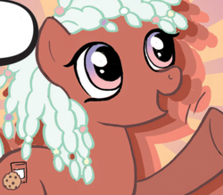 Size: 576x505 | Tagged: safe, idw, toffee truffle, earth pony, pony, friends forever #1, g4, my little pony: friends forever, spoiler:comic, cropped, solo