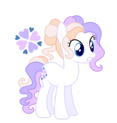 Size: 1600x1674 | Tagged: safe, artist:kabuvee, oc, earth pony, pony, female, mare, pastel, simple background, solo, transparent background, wavy mane