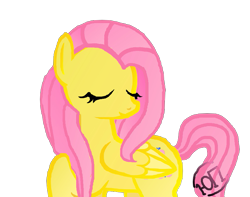 Size: 887x700 | Tagged: safe, artist:jewellier, fluttershy, pegasus, pony, g4, 2013, eyes closed, folded wings, peaceful, simple background, solo, transparent background, wings