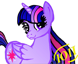 Size: 848x701 | Tagged: safe, artist:jewellier, twilight sparkle, alicorn, pony, g4, 2013, folded wings, horn, looking at you, simple background, solo, transparent background, twilight sparkle (alicorn), wings