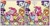 Size: 1334x707 | Tagged: safe, artist:brenda hickey, idw, applejack, carrot cake, cup cake, fluttershy, pinkie pie, pound cake, pumpkin cake, rainbow dash, rarity, spike, twilight sparkle, alicorn, dragon, earth pony, pegasus, pony, unicorn, g4, spoiler:comic, baby, baby dragon, baby pony, cake twins, dialogue, female, group, looking at someone, male, mane seven, mane six, mare, siblings, speech bubble, stallion, twilight sparkle (alicorn), twins