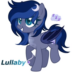 Size: 1779x1859 | Tagged: safe, artist:dustyygrey, artist:mint-light, oc, oc only, oc:lullaby, bat pony, pony, base used, bat pony oc, bracelet, coat markings, cutie mark, female, jewelry, mare, offspring, parent:oc:nightgaze, parent:princess luna, parents:canon x oc, reference sheet, simple background, solo, two toned mane, white background