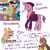 Size: 2048x2048 | Tagged: safe, artist:regularcitrus, buddy, frying pan (g4), heisenbuck, bird, chicken, earth pony, griffon, pony, unicorn, g4, grannies gone wild, beanie, blunt, breaking bad, clasped hands, clothes, crossover, dialogue, emanata, facial hair, glasses, glowing, glowing horn, griffonized, grin, gus fring, hat, heisenberg, high res, hoodie, hooves, horn, jesse pinkman, las pegasus resident, levitation, lidded eyes, magic, moustache, open mouth, ponified, reference, screencap reference, shirt, smiling, species swap, speech bubble, sweat, sweatdrops, telekinesis, walter white