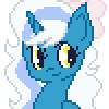 Size: 100x100 | Tagged: safe, artist:randomartistiguess, oc, oc only, oc:fleurbelle, alicorn, pony, adorabelle, alicorn oc, animated, bow, cute, female, gif, hair bow, horn, mare, ocbetes, pixel art, simple background, solo, transparent background, wingding eyes, wings, yellow eyes