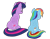 Size: 1034x800 | Tagged: safe, artist:benpictures1, rainbow dash, twilight sparkle, alicorn, pegasus, pony, g4, my little pony: friendship is magic, my little pony: rainbow roadtrip, butt, cute, dashabetes, duo, duo female, female, inkscape, mare, plot, rainbutt dash, simple background, transparent background, twiabetes, twibutt, twilight sparkle (alicorn), vector