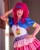 Size: 1080x1349 | Tagged: safe, kotobukiya, pinkie pie, human, equestria girls, g4, bodypaint, clothes, cosplay, costume, irl, irl human, kotobukiya pinkie pie, open mouth, photo, solo