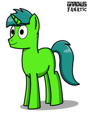 Size: 811x1141 | Tagged: safe, artist:gradiusfanatic, oc, oc only, pony, unicorn, pony town, horn, male, simple background, solo, transparent background, unicorn oc