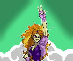 Size: 3000x2500 | Tagged: safe, artist:volbert, adagio dazzle, human, equestria girls, g4, my little pony equestria girls: rainbow rocks, breasts, cleavage, female, half body, high res, solo