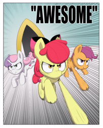 Size: 3000x3700 | Tagged: safe, artist:begoliah, apple bloom, scootaloo, sweetie belle, earth pony, pegasus, pony, unicorn, comic:crusaders, g4, comic, cutie mark crusaders, female, high res