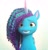 Size: 1032x1080 | Tagged: safe, artist:makaryo, misty brightdawn, pony, unicorn, g5, 3d, female, grin, looking at you, mare, smiling, smiling at you, solo