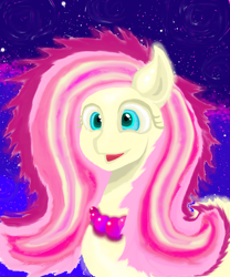 Size: 5000x6000 | Tagged: safe, artist:tupuan, oc, pegasus, pony, beads, beautiful, blue eyes, cute, dream, jewelry, looking at you, necklace, not fluttershy, solo