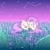 Size: 1224x1228 | Tagged: safe, artist:briakitten, fluttershy, pegasus, pony, g4, constellation, female, flower, flower field, folded wings, lying down, mare, outdoors, pixel art, prone, solo, stars, wings